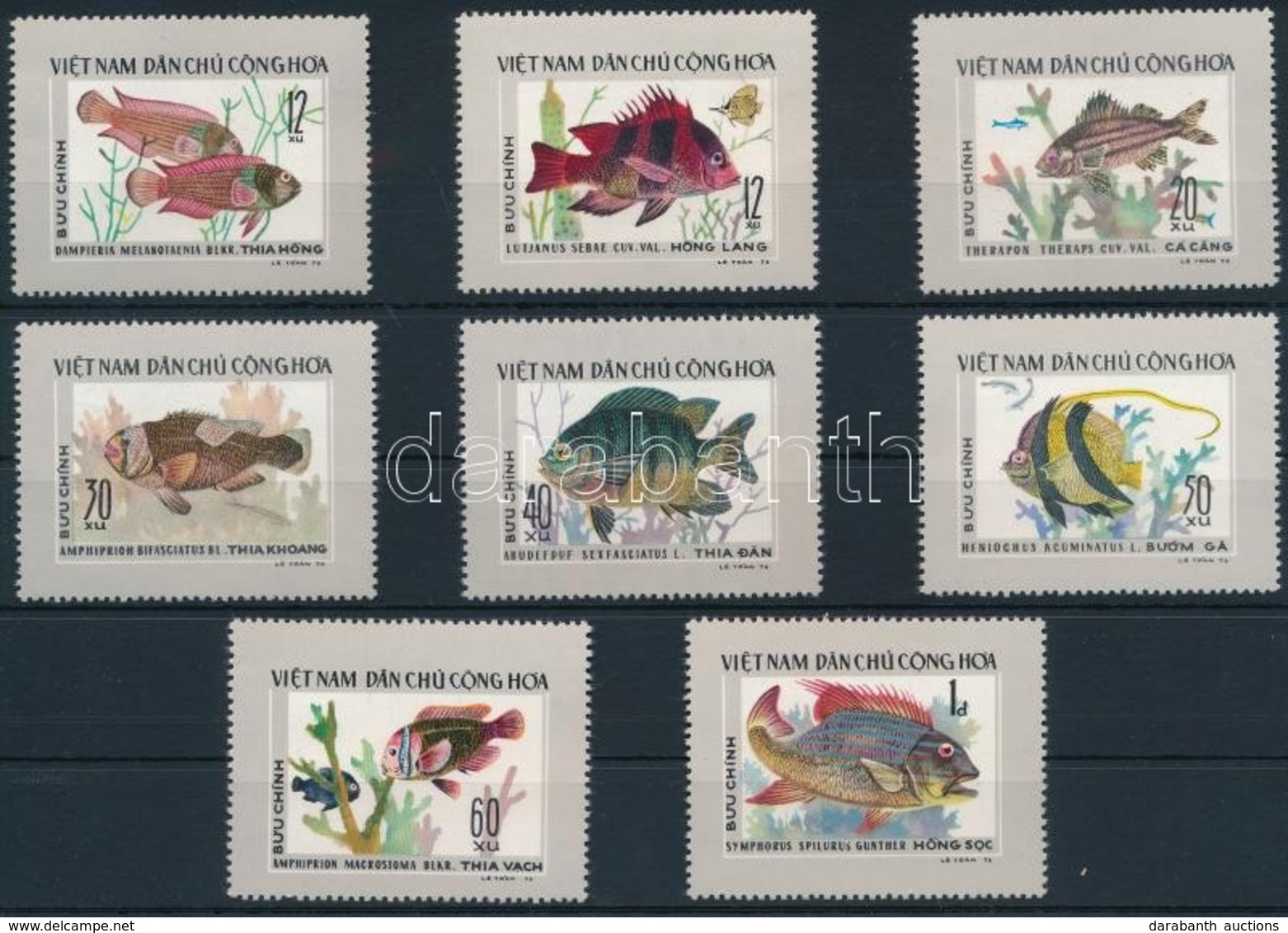 ** 1976 Halak Sor,
Fishes Set
Mi 866-873 - Other & Unclassified