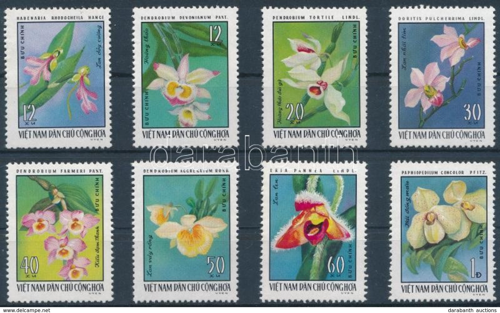 ** 1976 Orchidea Sor,
Orchid Set
Mi 857-864 - Andere & Zonder Classificatie
