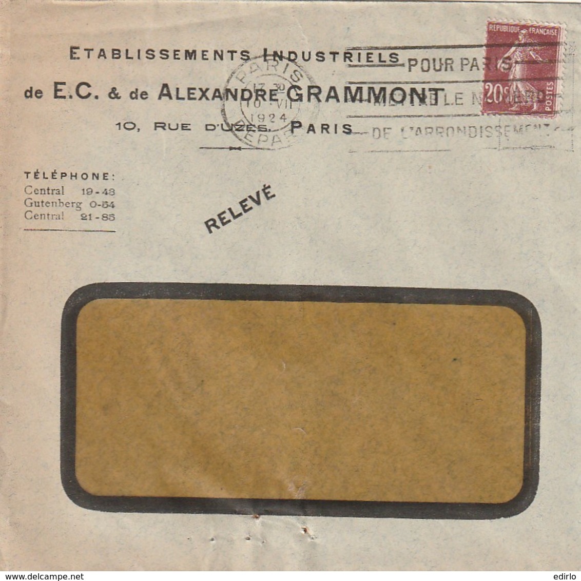 Vieux Papiers - Enveloppe Illustrée  GUILLEBEAUD  -- ANGOULEME - 1900 – 1949