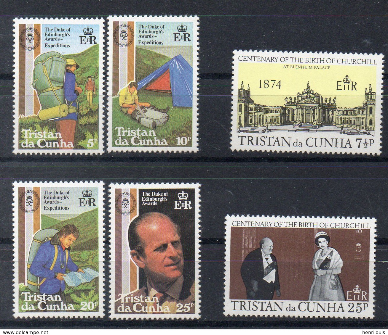 TRISTAN DA CUNHA  Timbres Neufs ** De 1974 Et 1981  ( Ref 5902) Famille Royale - Churchill - Tristan Da Cunha