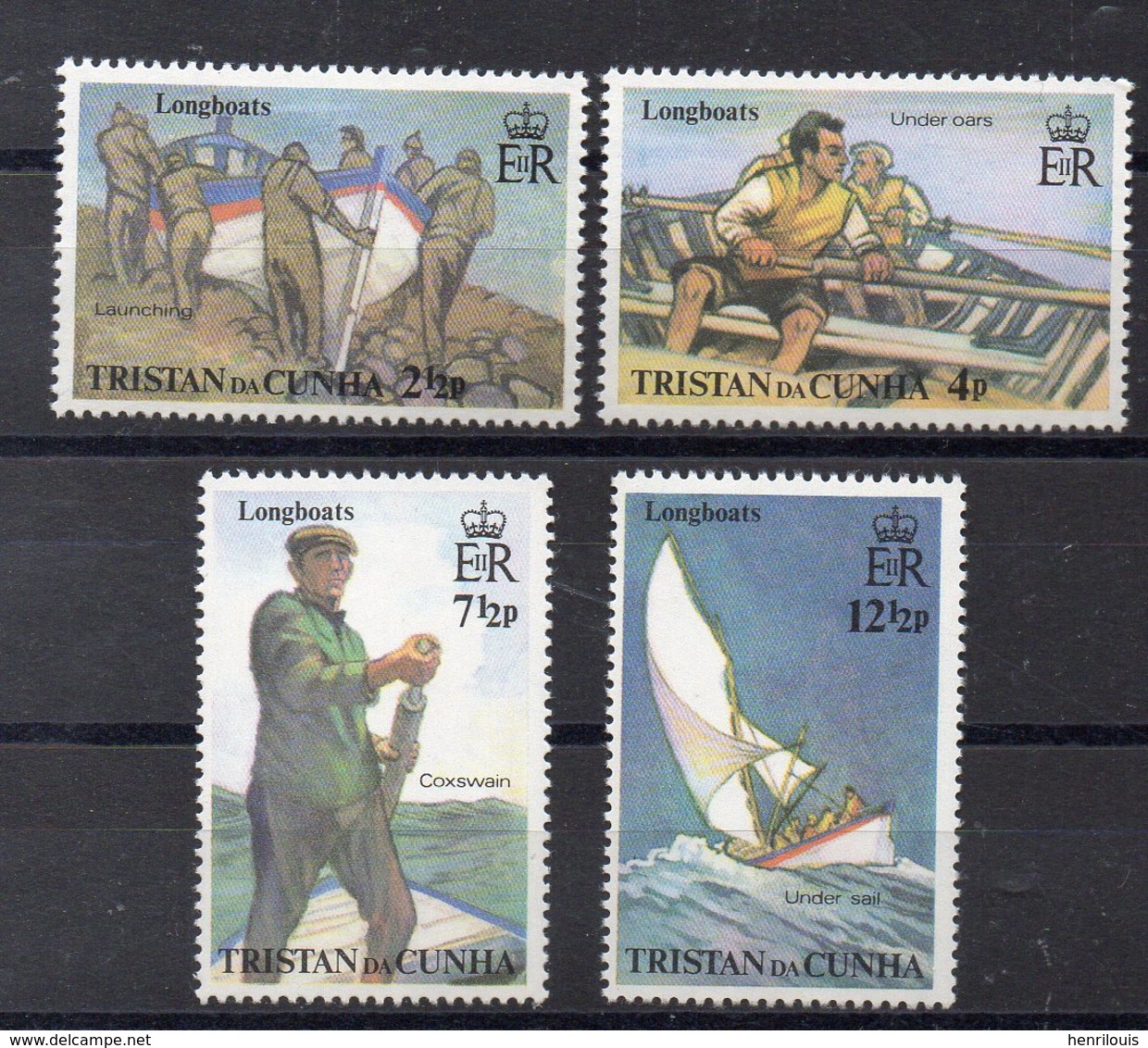 TRISTAN DA CUNHA  Timbres Neufs ** De 1972  ( Ref 5903) Transports - Bateaux - Tristan Da Cunha