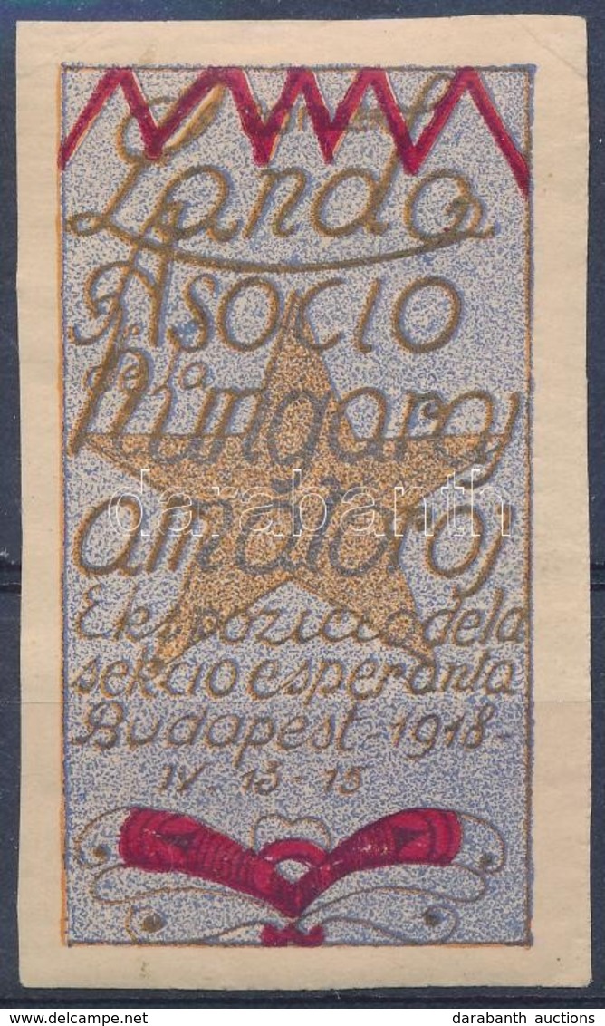 1918 Eszperantó Levélzáró - Zonder Classificatie