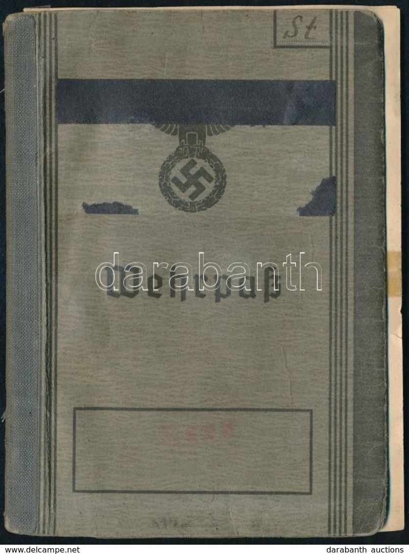 Cca 1940 Német Katonakönyv és Behívó  / Military Service Book - Other & Unclassified