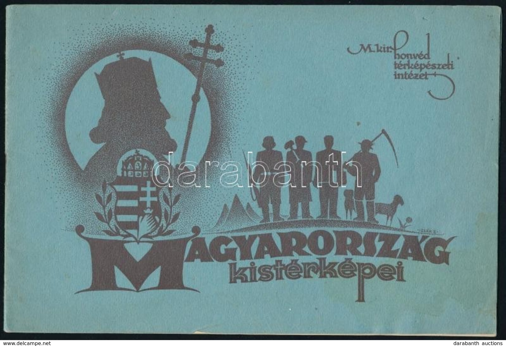 1943 Magyarország 'kistérképei', Kiadja A M.Kir. Honvéd Térképészeti Intézet, Jó állapotban, 16p - Sonstige & Ohne Zuordnung
