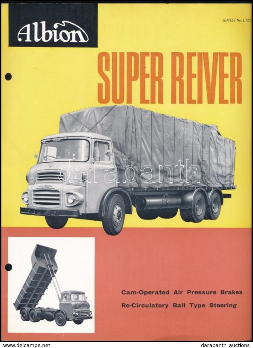 Cca 1962 Albion Super Reiver, Angol Nyelvű Autós Prospektus - Unclassified