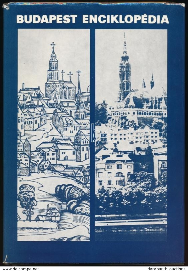 Budapest Enciklopédia. Bp., 1972, Corvina. Második Kiadás. Kiadói Egészvászon-kötés, Kiadói Kissé Szakadozott Papír Védő - Unclassified