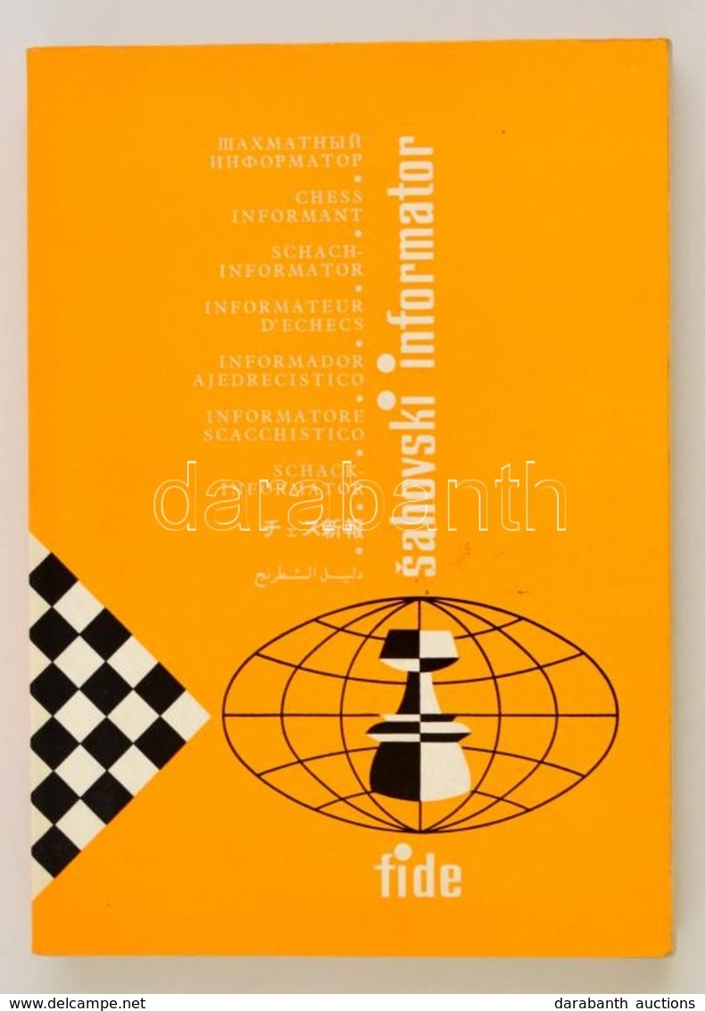 1987 FIDE Sakk Informator. Chess Informant. 443p. - Sin Clasificación