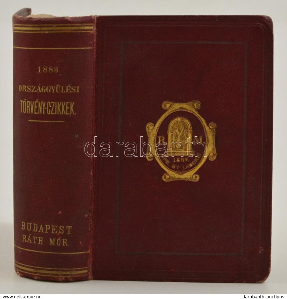 1883-ik évi Országgyűlési Törvénycikkek, Szakférfiak Közreműködése Mellett Jegyzetekkel, Utalásokkal és Magyarázattal. B - Zonder Classificatie