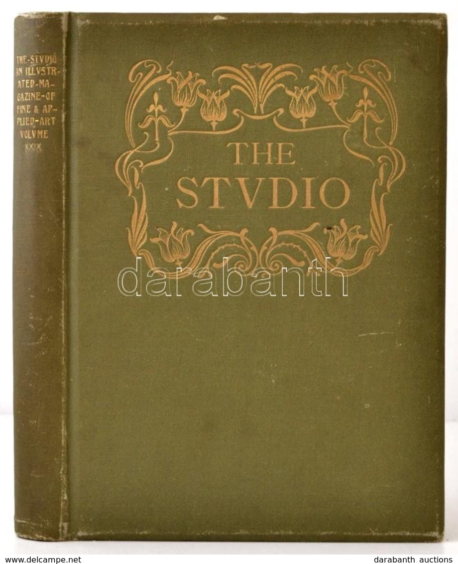 1903 The Studio An Illustrated Magazine- Of Fine & Applied Art. XXIX. Volume, 312 P. Kiadói Kissé Kopott Aranyozott Egés - Unclassified