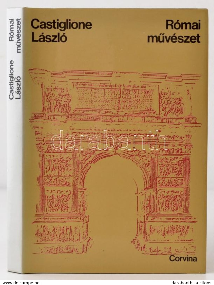 Castiglione László: Római Művészet. Bp., 1971, Corvina. Gazdag Képanyaggal Illusztrált. Kiadói Egészvászon-kötés, Kiadói - Zonder Classificatie