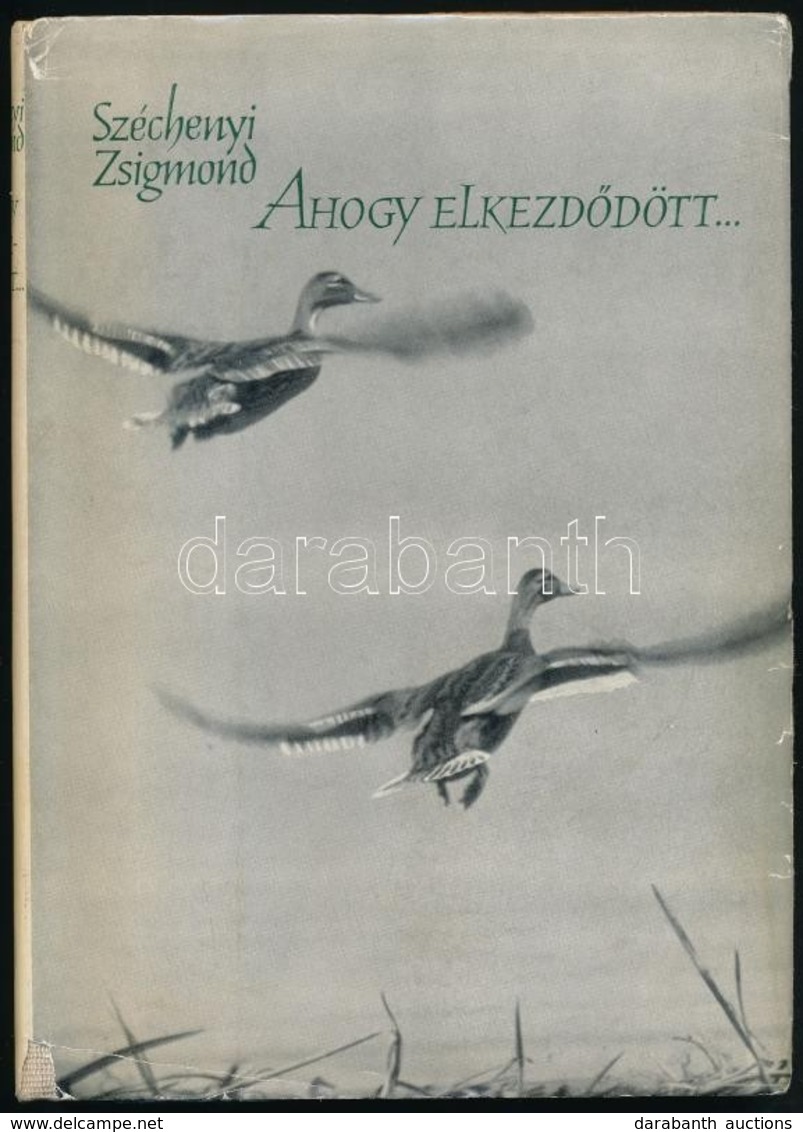 Széchenyi Zsigmond: Ahogy Elkezdődött. Bp., 1965, Szépirodalmi. Kiadói Félvászon-kötés, Kiadói Kissé Szakadt Papír Védőb - Non Classificati