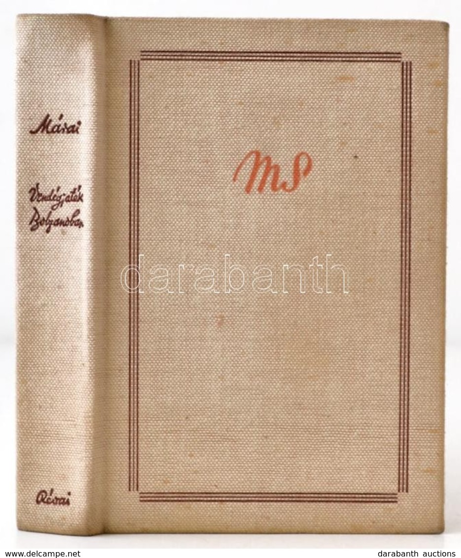 Márai Sándor: Vendégjáték Bolzanoban. Bp.,é.n.,Révai. Kiadói Egészvászon-kötés, Laza Fűzéssel. - Non Classificati