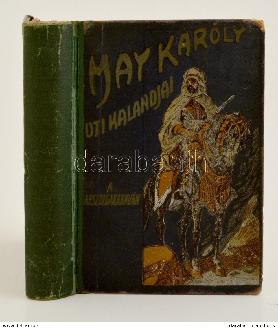 May Károly: A Rabszolgakaraván. Regényes Elbeszélés.  Átdolgozta: Vida Aladár. Bp., 1913, Athenaeum. Javított Gerincű Eg - Unclassified