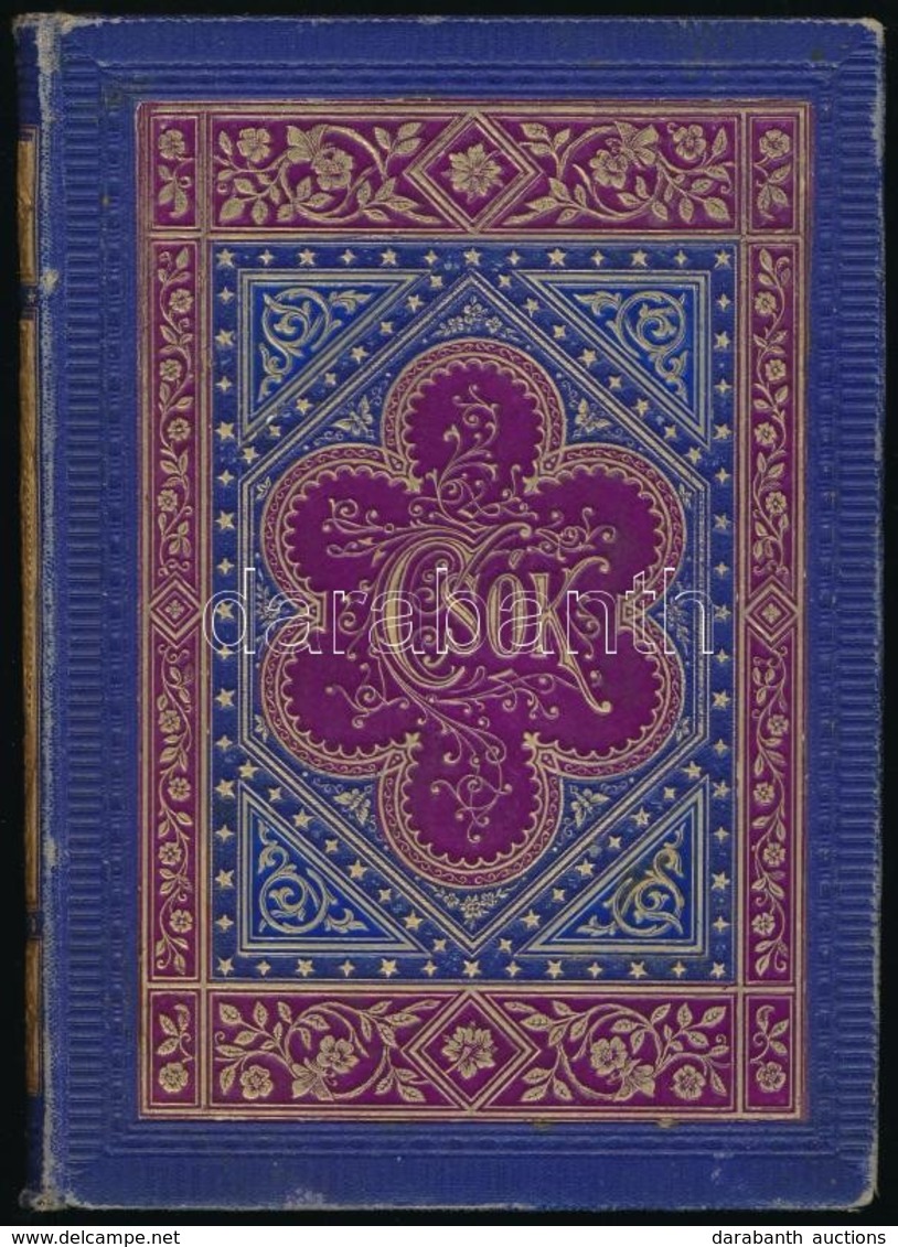 Dóczi Lajos: Csók. Bp., 1878, Ráth Mór, XVI+172+12 P. Második Kiadás. Kiadói Dúsan Aranyozott, Festett Egészvászon-kötés - Zonder Classificatie