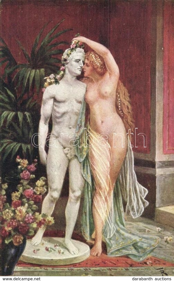 ** * 19 Db RÉGI Enyhén Erotikus Művészlap / 19 Pre-1945 Gently Erotic Art Postcards - Zonder Classificatie