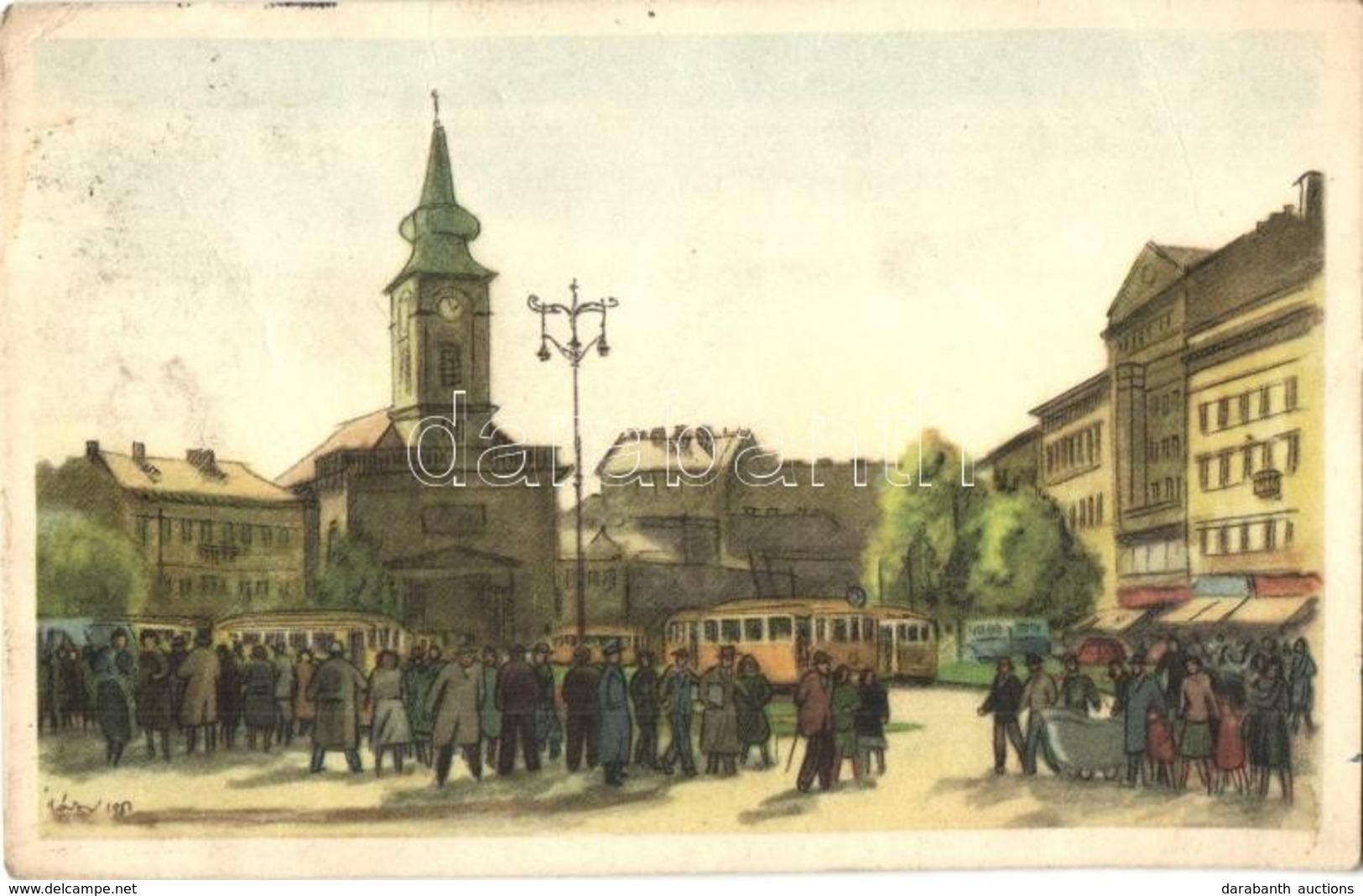 ** * 16 Db VEGYES Magyar Városképes Lap / 16 Mixed Hungarian Town-view Postcards - Unclassified