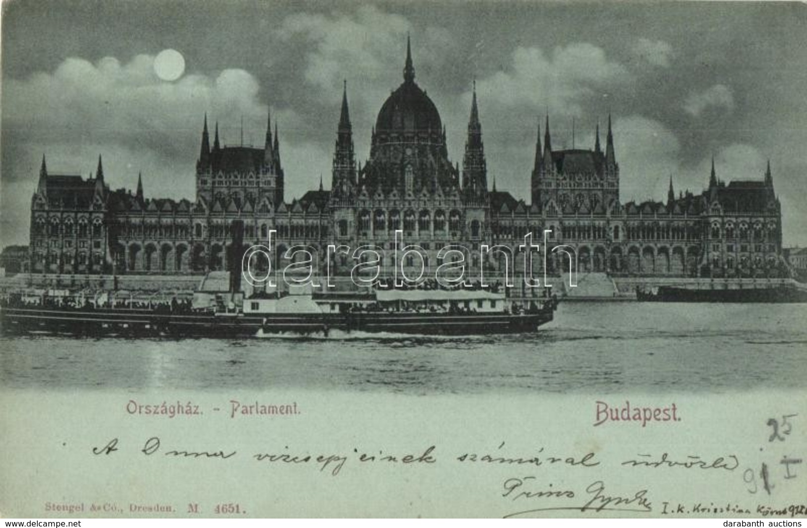 ** * 3 Db Régi Magyar Városképes Lap: Budapest, Esztergom / 3 Pre-1945 Hungarian Town-view Postcards - Unclassified