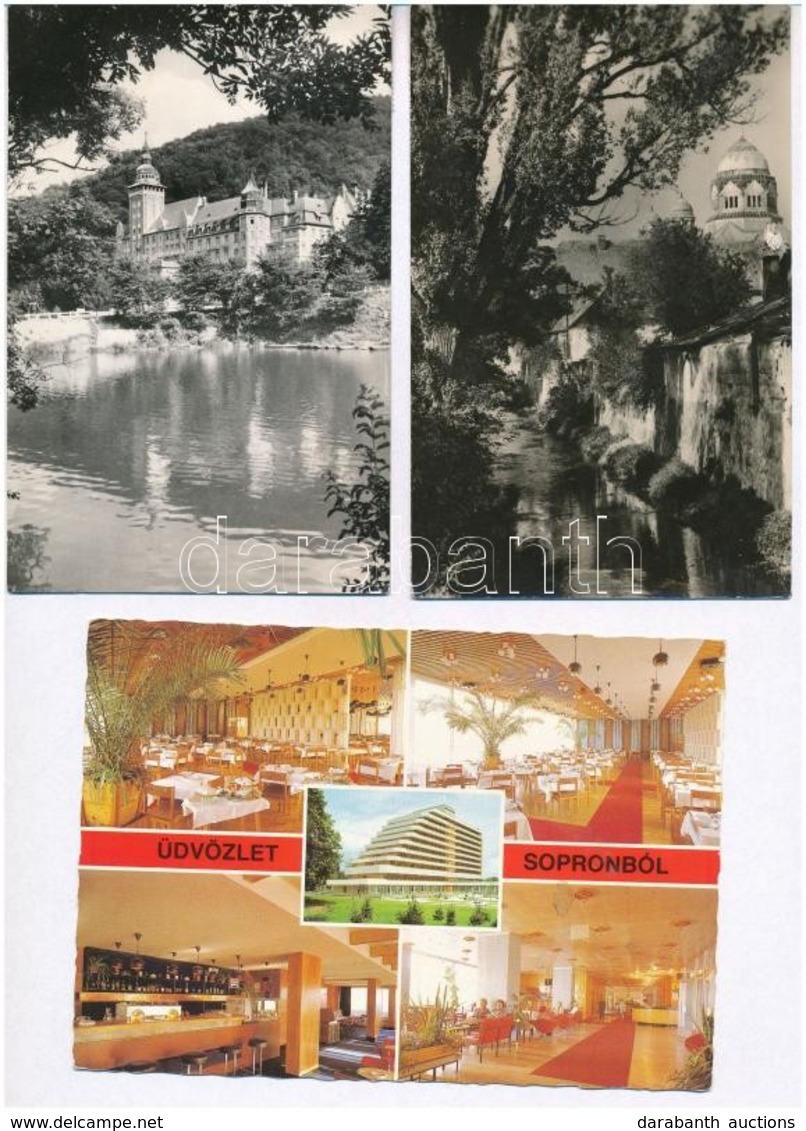 ** * 49 Db MODERN Magyar Városképes Lap / 49 Modern  Hungarian Town-view Postcards - Unclassified