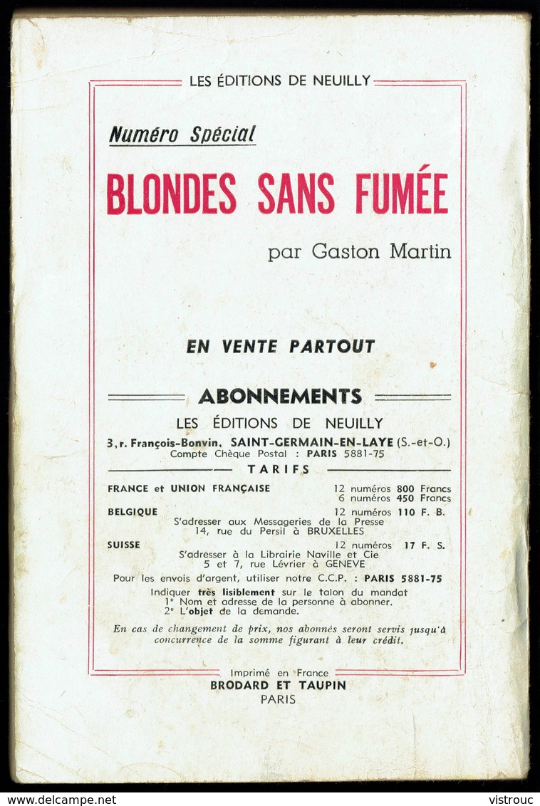 " LES AVENTURES DE ZODIAQUE : Finie La Comédie " - N° 115 - Edition De Neuilly - 1956. - Neuilly, Ed. De
