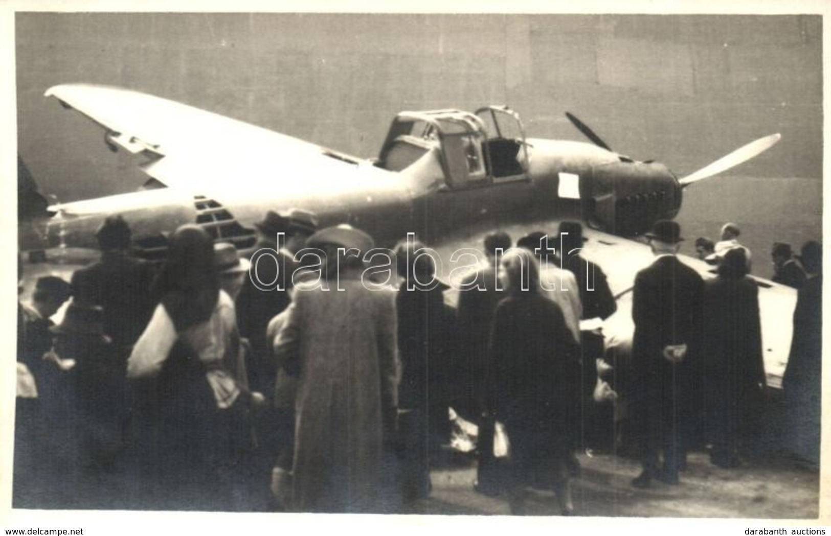 ** T2 1942 Budapest, BNV Budapesti Nemzetközi Vásár, Háborús Vásár, Zsákmányolt Szovjet Repülőgépek / WWII Captured Sovi - Unclassified