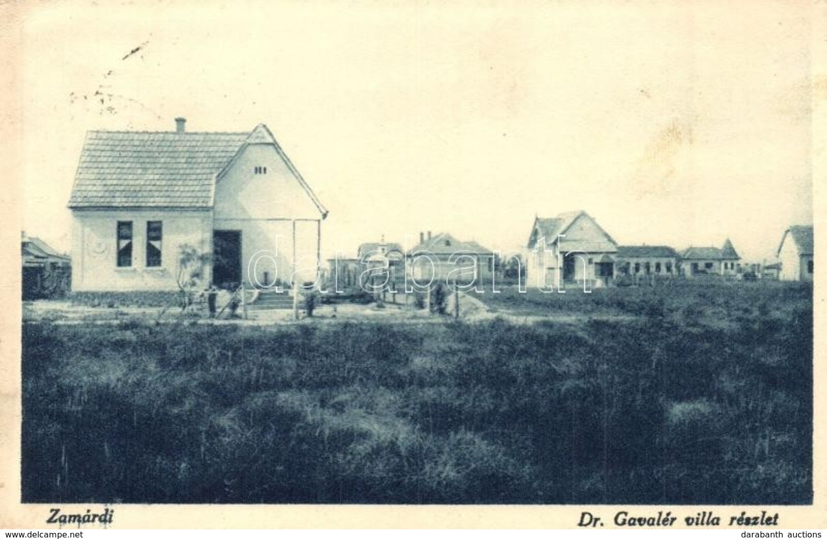 T2/T3 Zamárdi, Dr. Gavalér Villa. Tihanyi István Kiadása 1927. (EK) - Unclassified