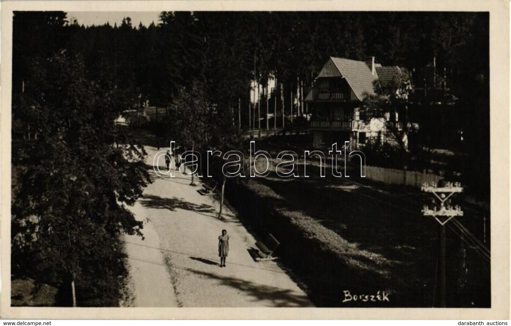 T2 Borszék, Borsec; Sétány / Promenade - Unclassified