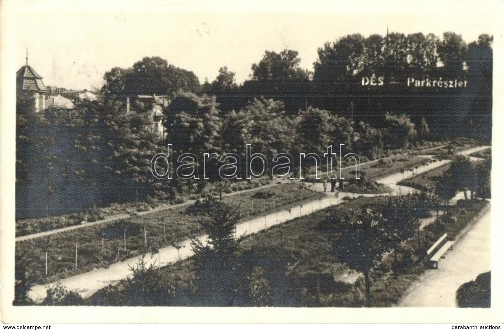 T2 1940 Dés, Dej; Park, Photo - Unclassified