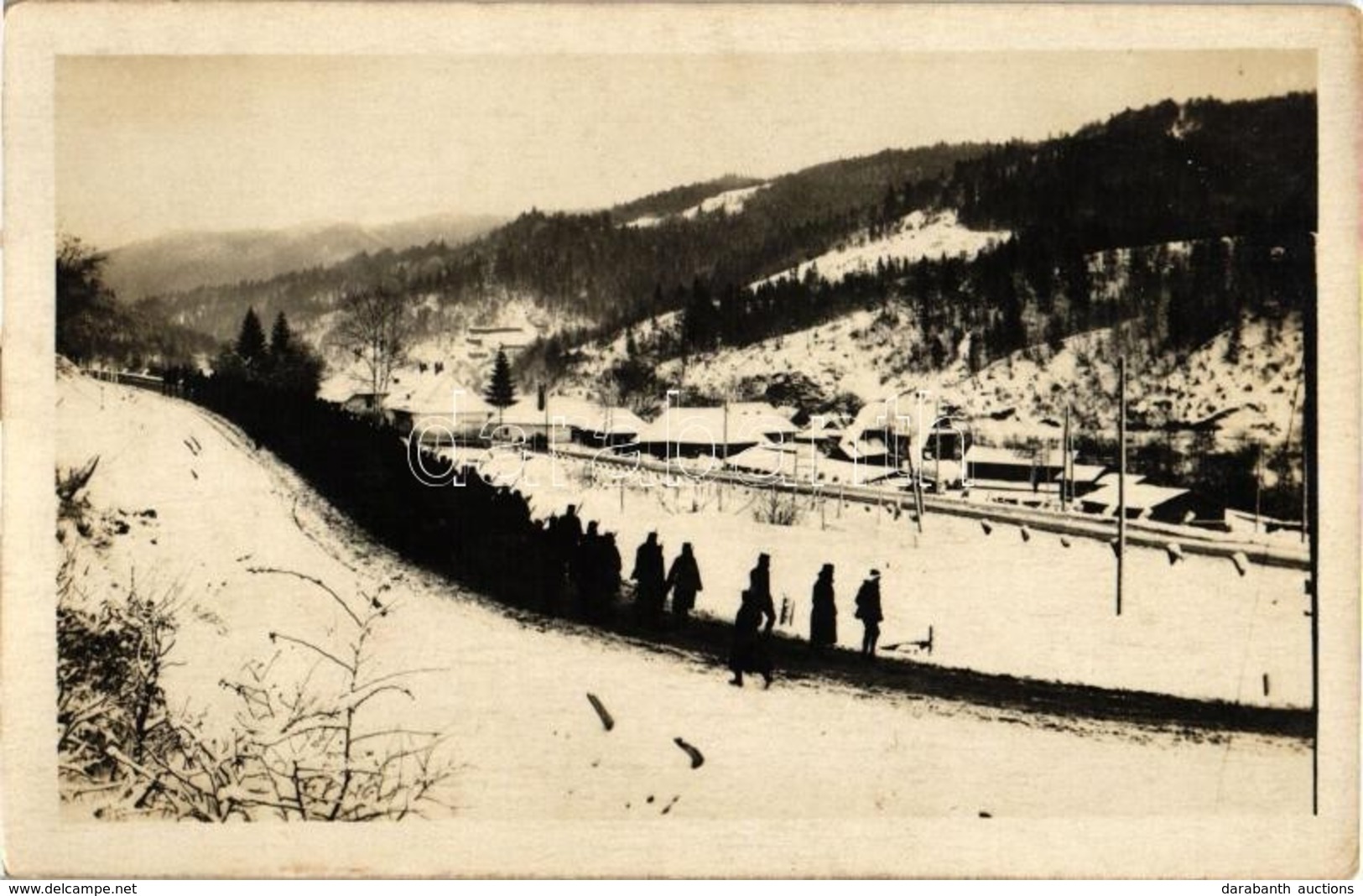 * T2/T3 Ojtoz, Oituz; Bevonulás / Entry Of The Hungarian Troops, Photo - Unclassified