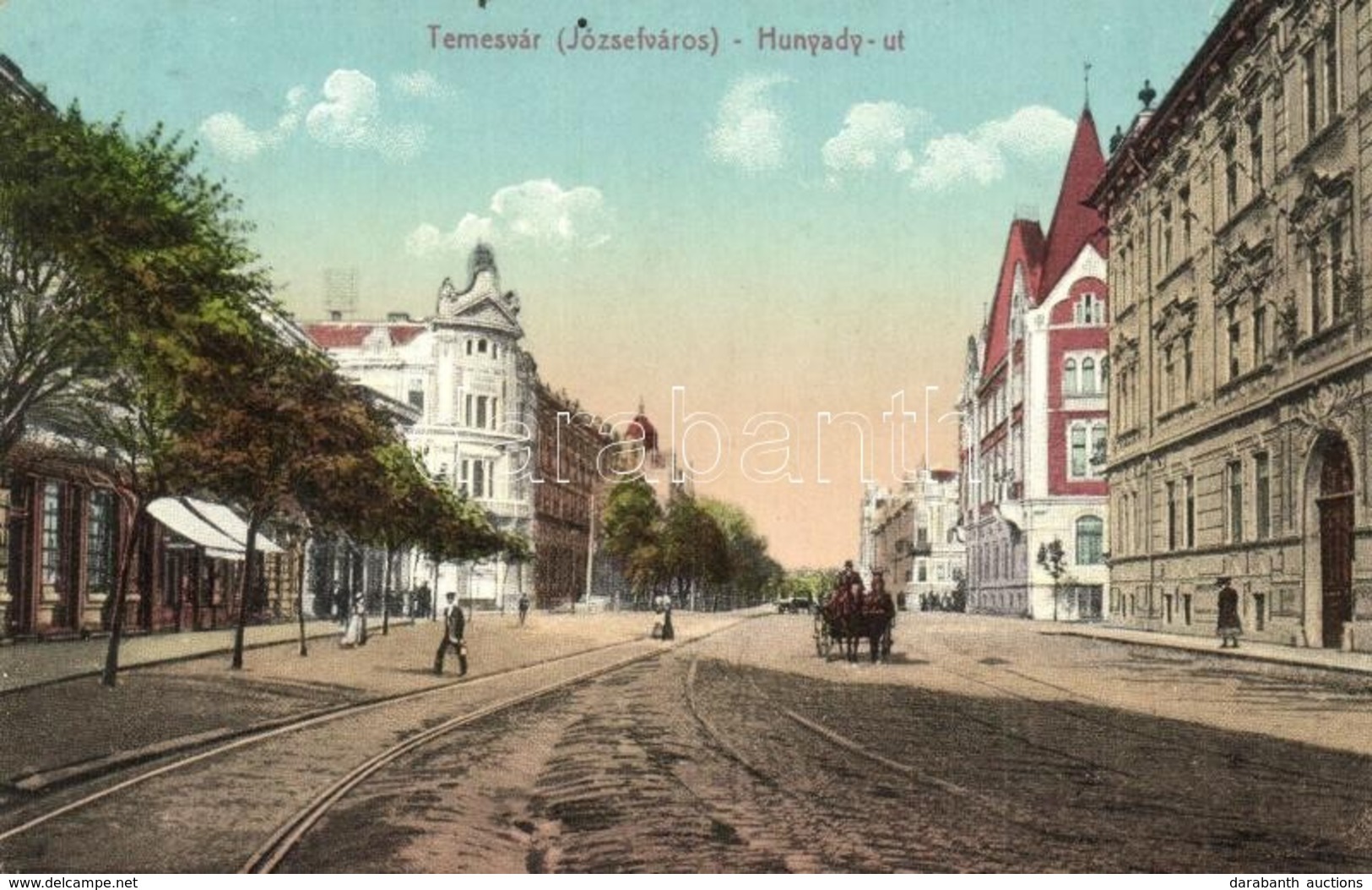 T2 Temesvár, Timisoara; Józsefváros, Hunyady út / Iosefin, Street View - Unclassified