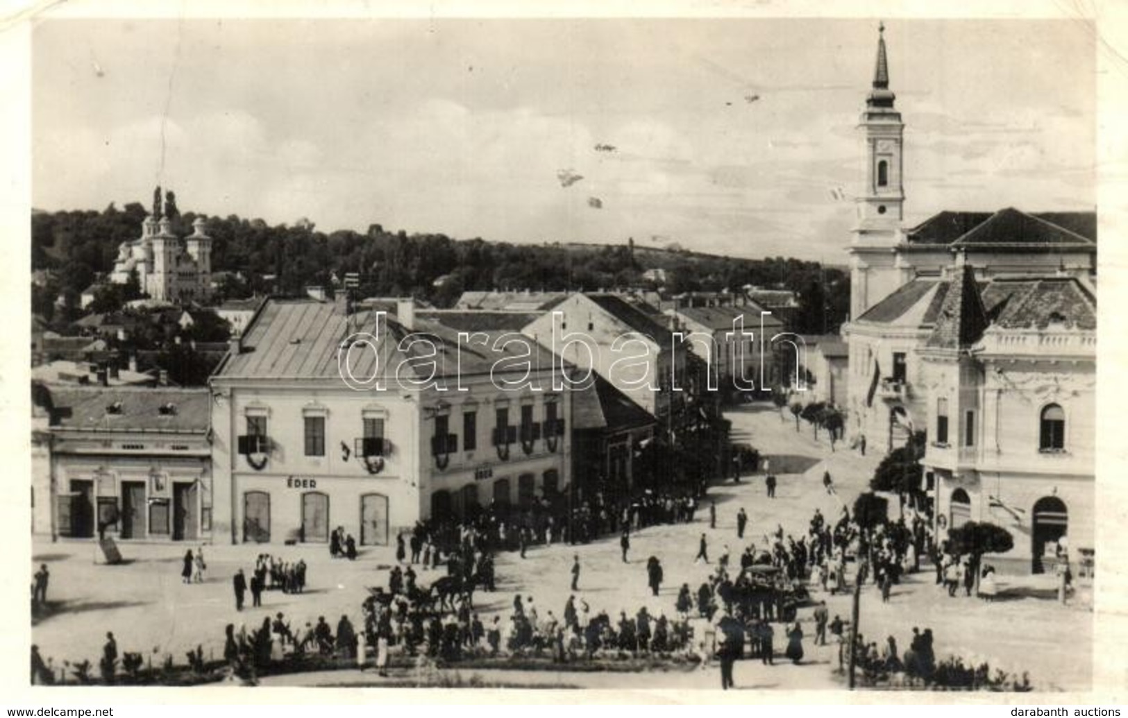 ** T3 1940 Zilah, Zalau; Bevonulás / Entry Of The Hungarian Troops (ragasztónyom / Glue Marks) - Zonder Classificatie