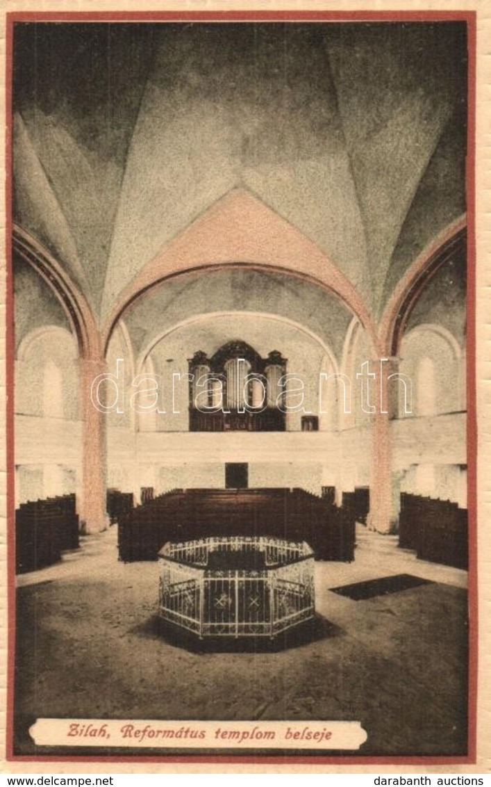 T2 Zilah, Zalau; Református Templom Belső / Calvinist Church Interior - Unclassified