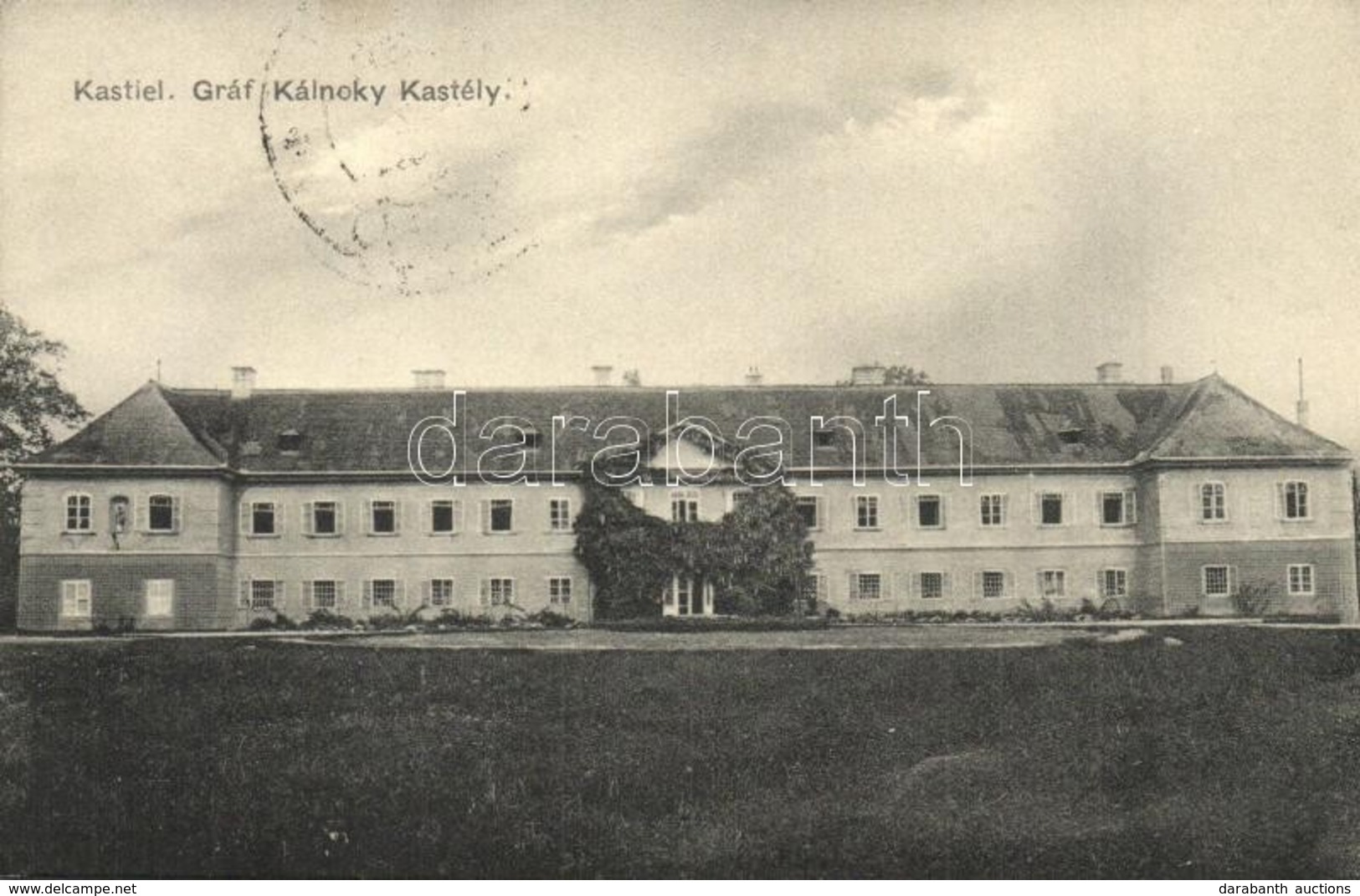 T2/T3 Csicsó, Cicov; Gróf Kálnoky (Zichy) Kastély / Schloss / Kastiel / Castle (EK) - Unclassified