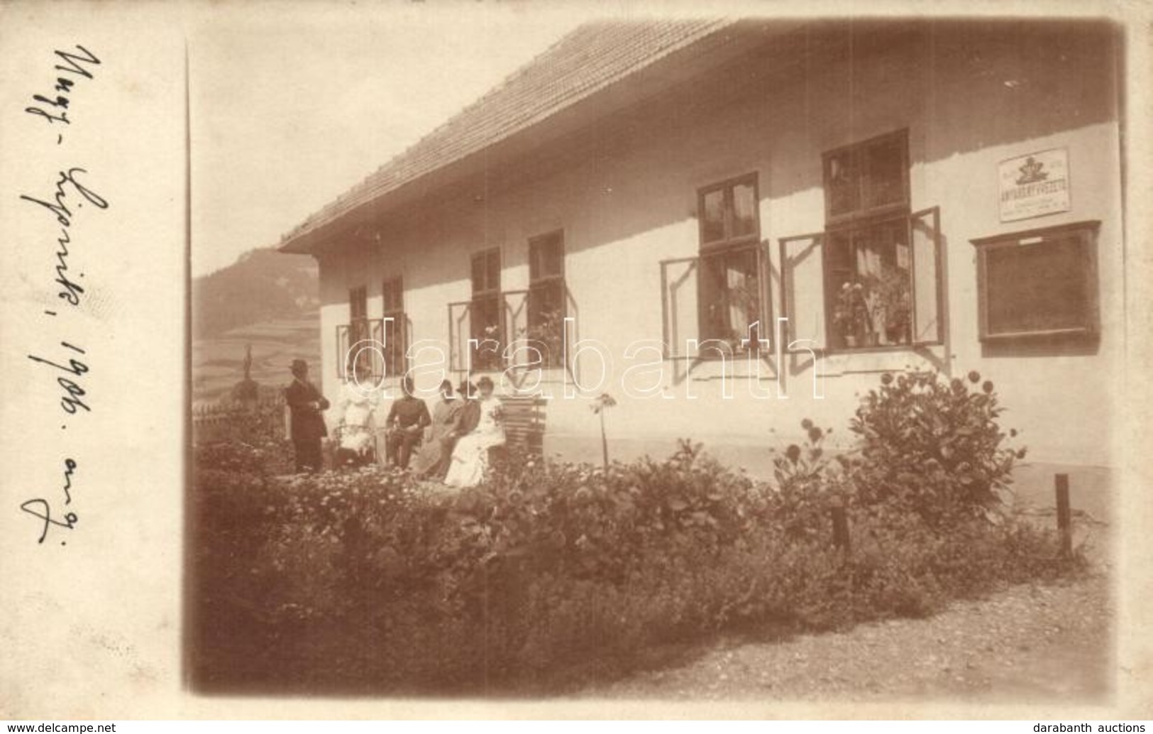 * T2 1906 Nagyhársas, Nagy-Lipnik, Velky Lipník; Anyakönyvvezetői Hivatal / Registry Office. Photo - Unclassified