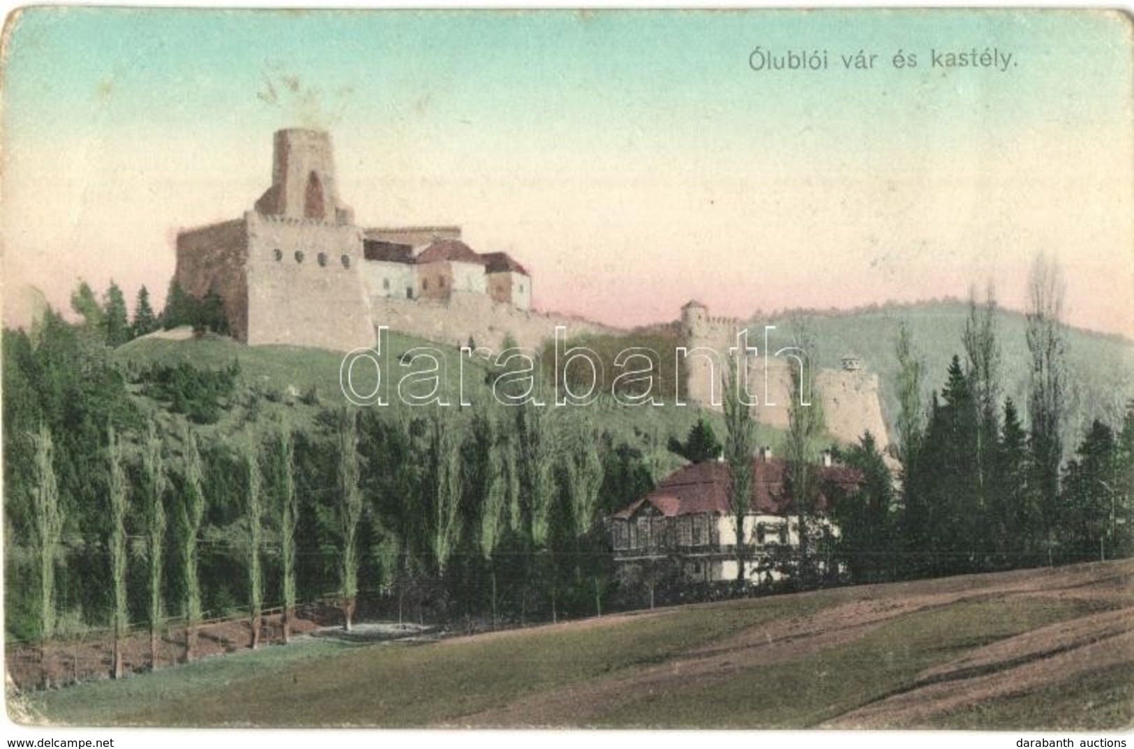 T2/T3 1912 Ólubló, Stará Lubovna; Lublói Vár / Castle Ruins / Lubovniansky Hrad (EB) - Unclassified