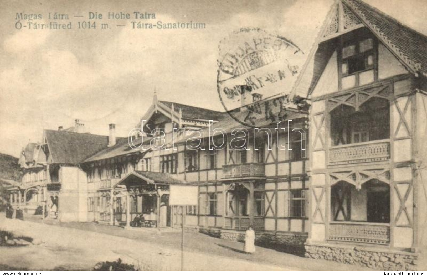 * T2/T3 Ótátrafüred, Altschmecks, Stary Smokovec (Tátra, Magas Tátra, Vysoké Tatry); Tátra Szanatórium / Sanatorium - Unclassified