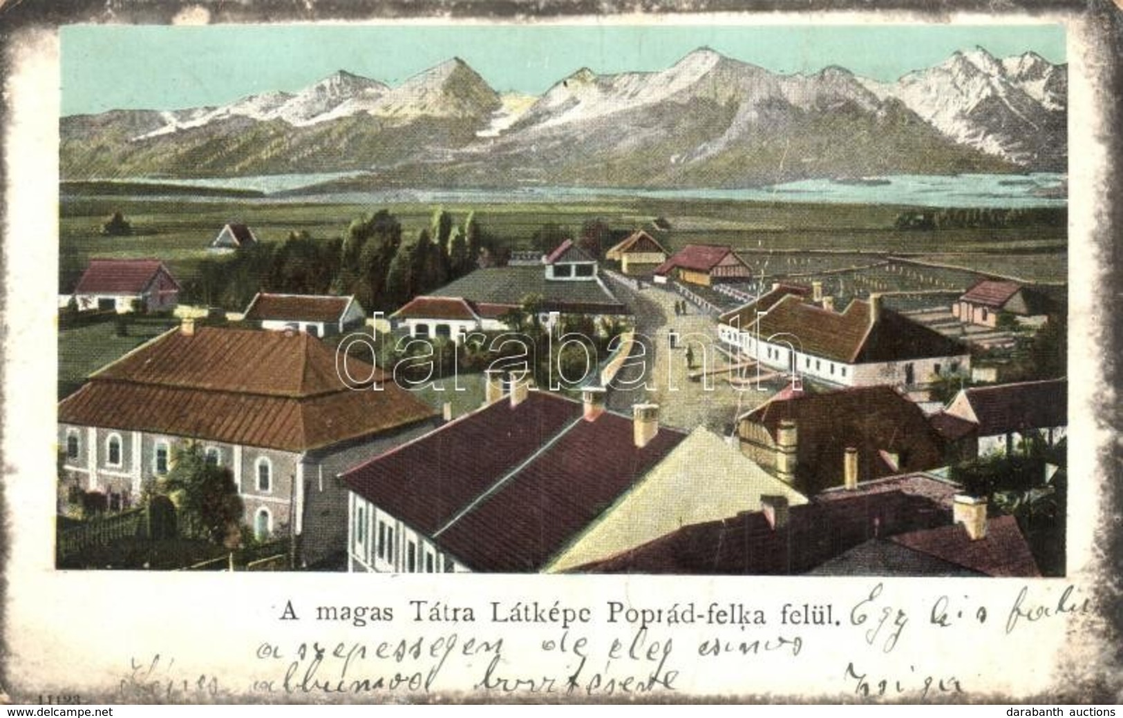 T3/T4 1904 Poprád-Felka, Poprad-Velká (Tátra, Magas Tátra, Vysoké Tatry); A Magas Tátra Látképe / View Of The High Tatra - Zonder Classificatie