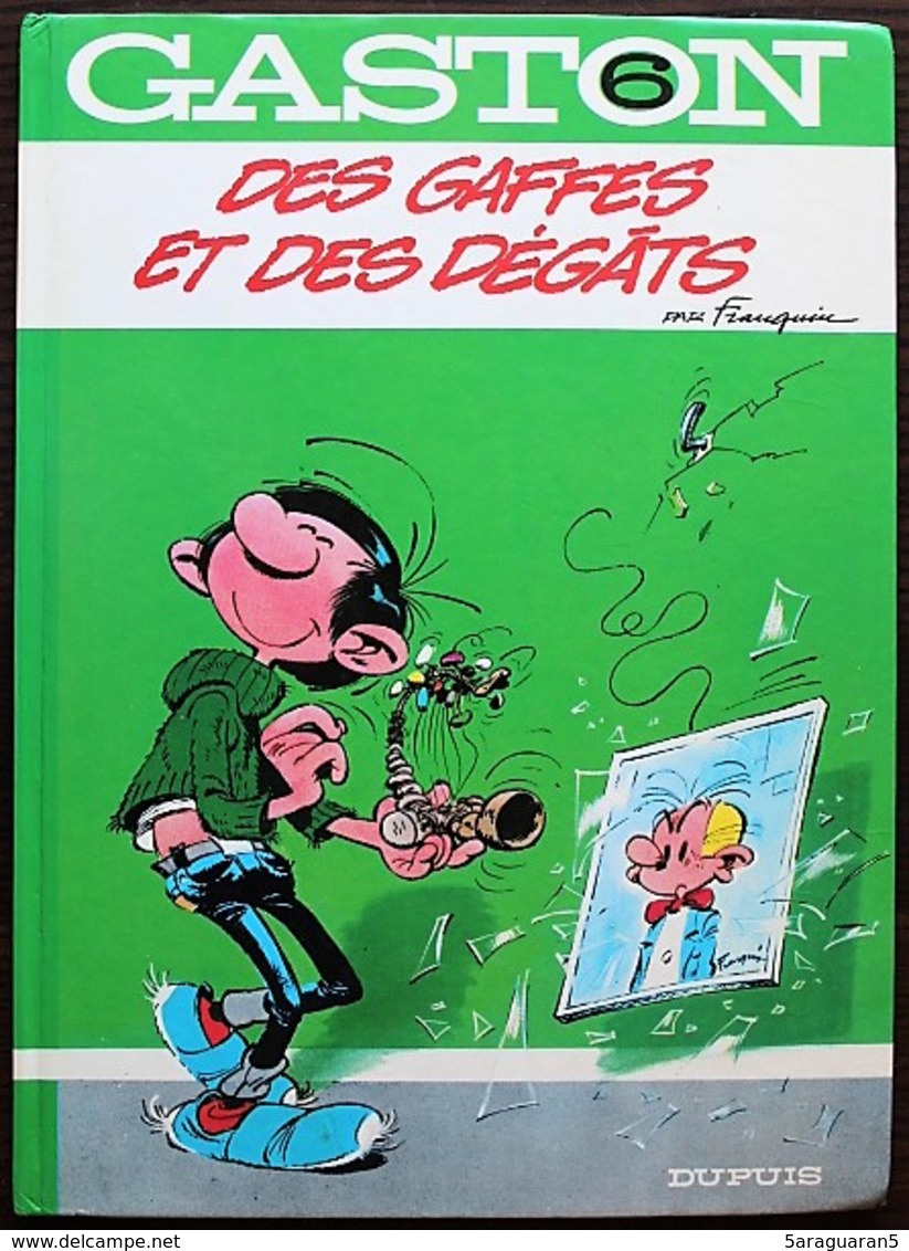 BD GASTON - 6 - Des Gaffes Et Des Dégâts - Rééd. 1981 - Gaston