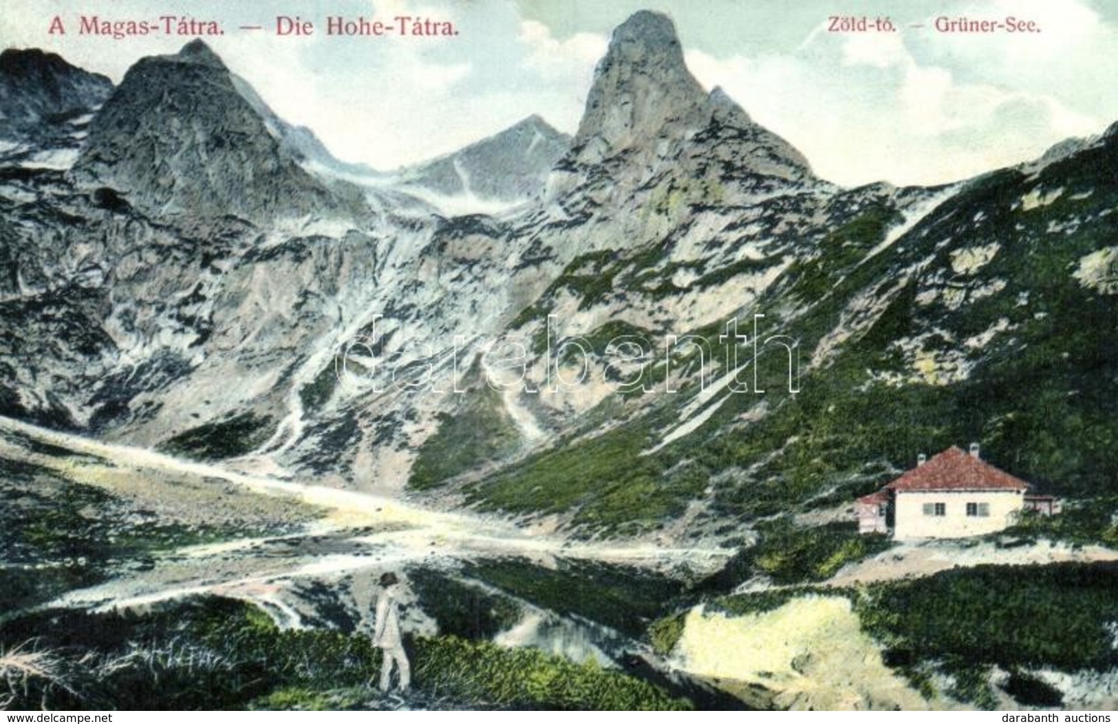 ** T2 Tátra, Magas Tátra, Vysoké Tatry; Zöld-tó  / Lake, Mountains - Unclassified