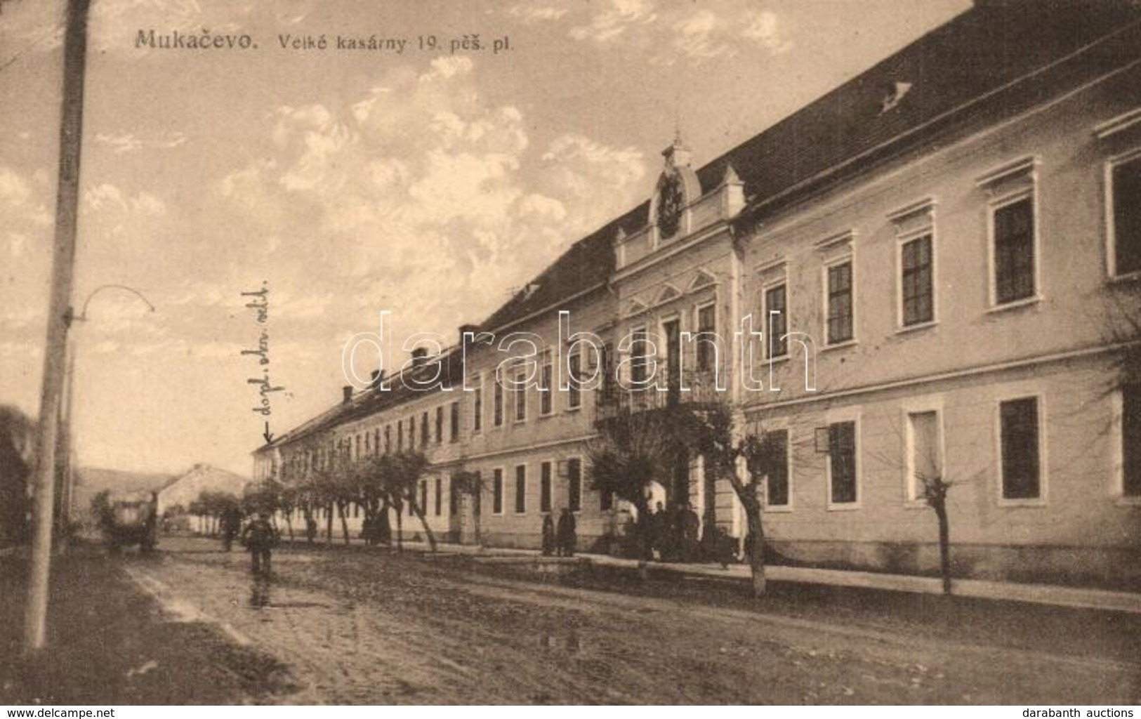 T2 Munkács, Mukacheve, Mukacevo; Velké Kasárny 19. Pes. Pl. Nakl. Jan Snízek / Laktanya / Military Barracks - Zonder Classificatie