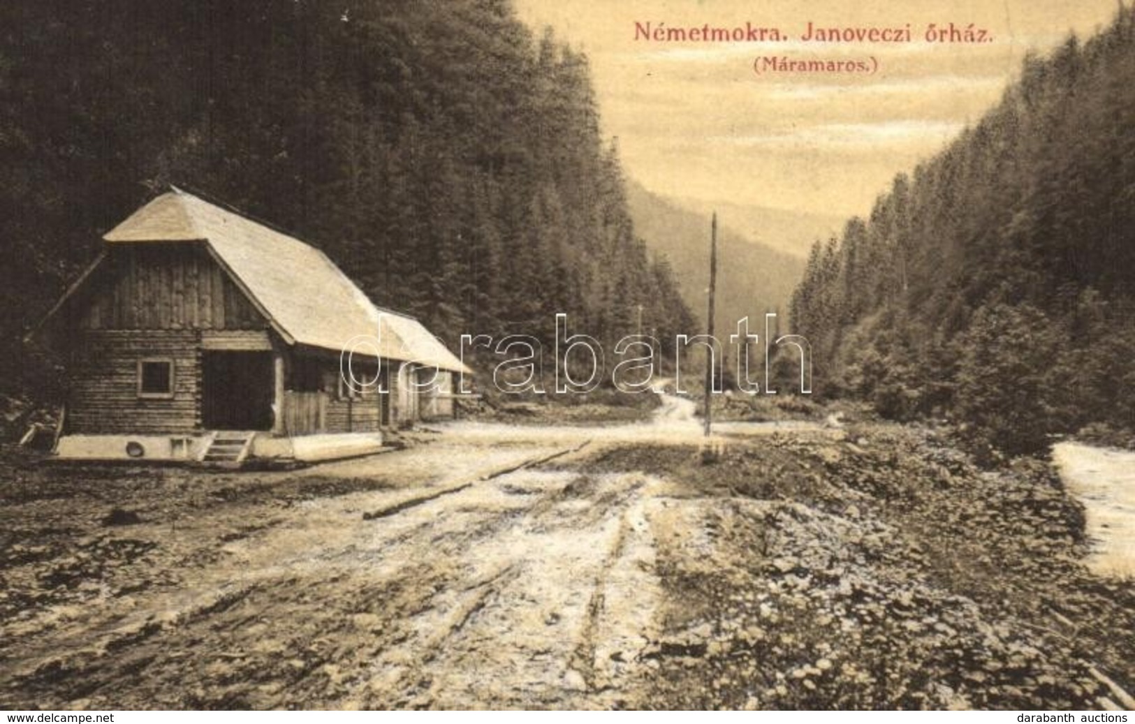 T2/T3 Németmokra, Nemecka Mokra, Nimezka Mokra, Nimetska Mokra; Janoveci őrház. Kiadja Benkő Miklós / Guardhouse (EK) - Ohne Zuordnung