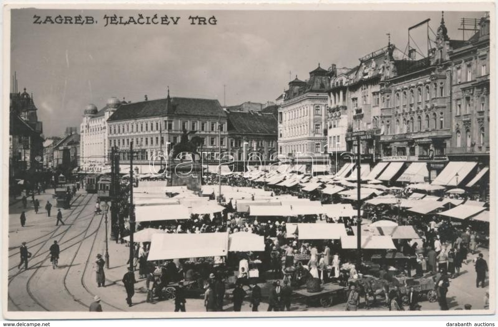 ** T1 Zagreb, Jelacicev Trg / Jelacic Square - Zonder Classificatie