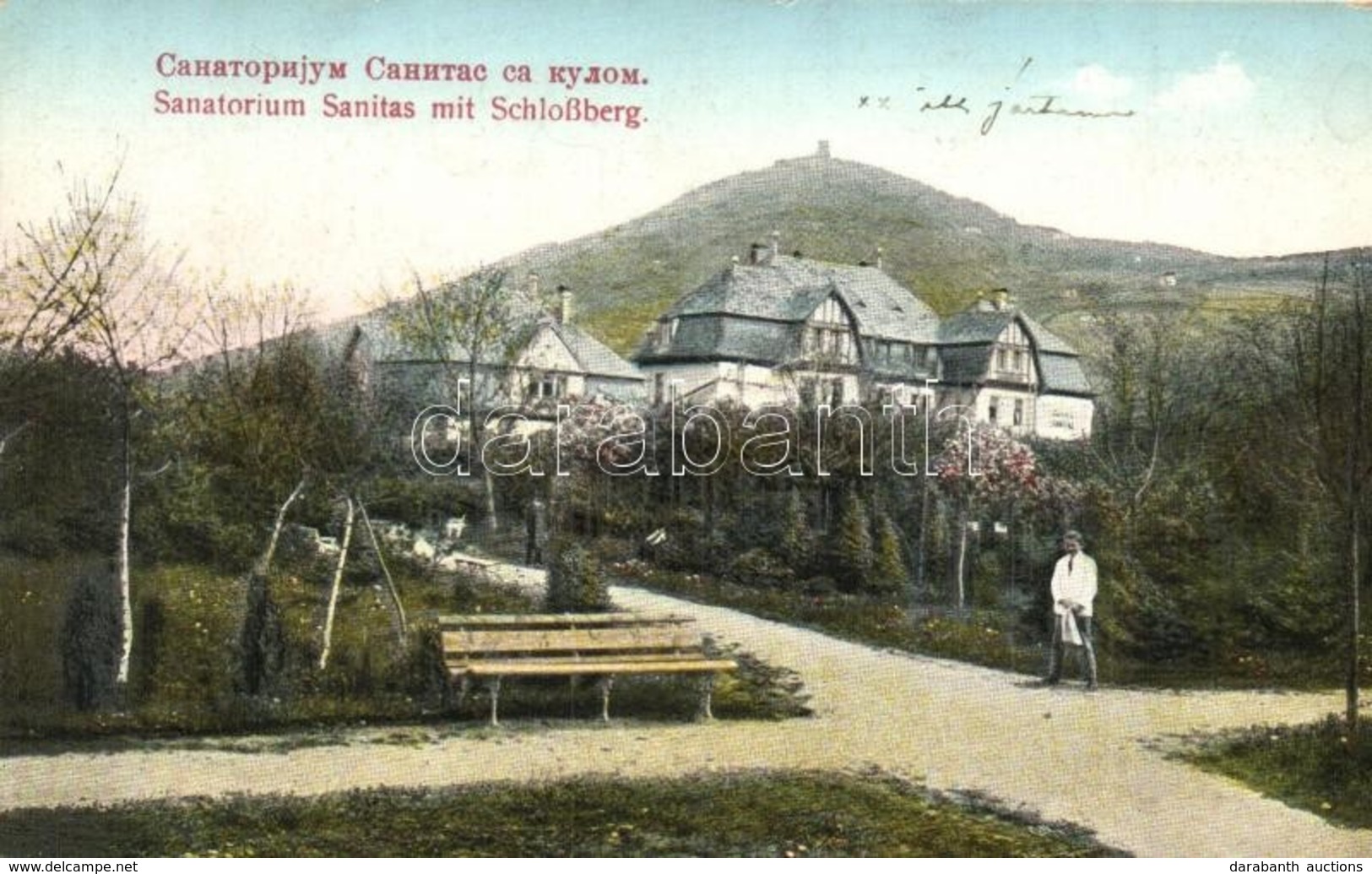 * T2 Versec, Vrsac; Szőlőhegyek és Várrom, Sanitas Gyógyintézet / Vineyard, Castle Ruin, Spa Sanatorium - Non Classés