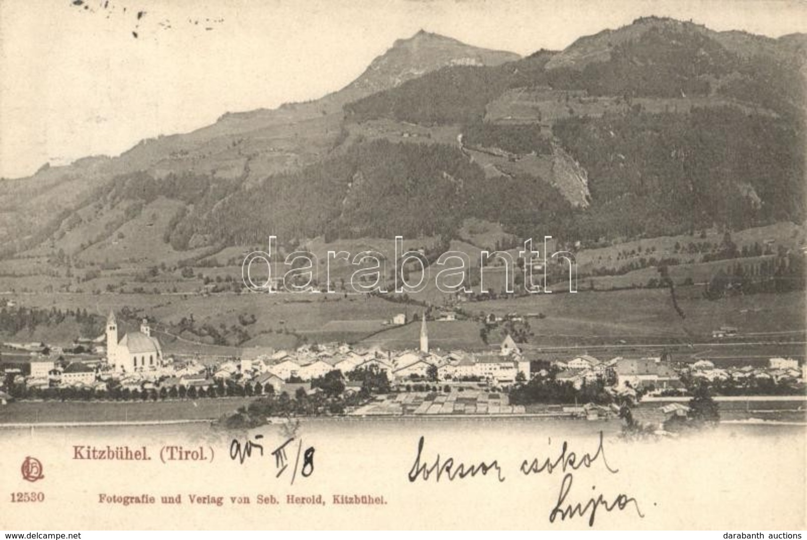 T2 1901 Kitzbühel (Tirol), Fotografie Und Verlag V. Seb. Herold - Zonder Classificatie