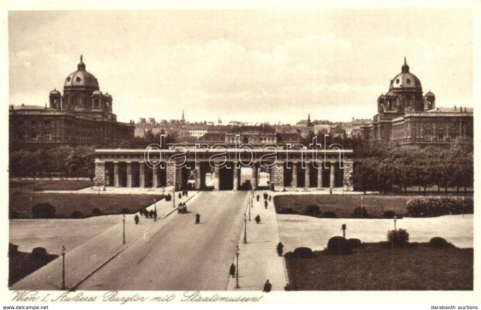 ** T2/T3 Vienna, Wien I. Äusseres Burgtor Mit Staatsmuseen / Castle Gate, Museum (EK) - Zonder Classificatie