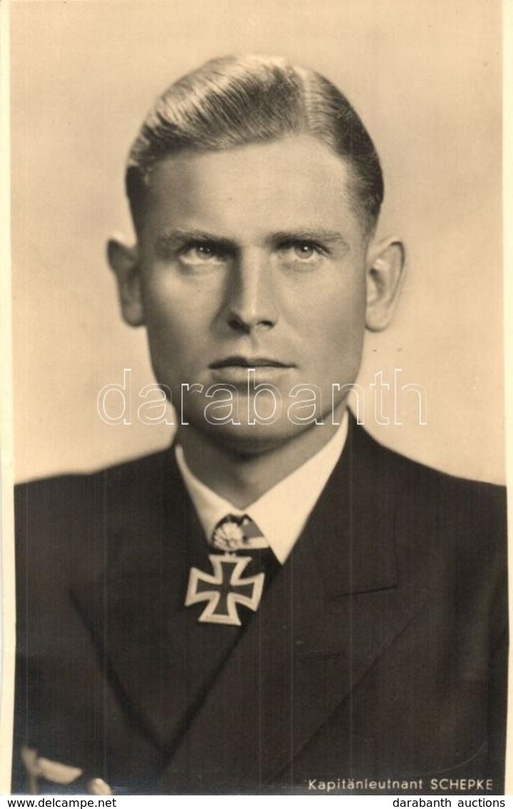 ** T2/T3 Kapitänleutnant Schepke / Joachim Schepke, German U-boat Commander (Rb) - Unclassified