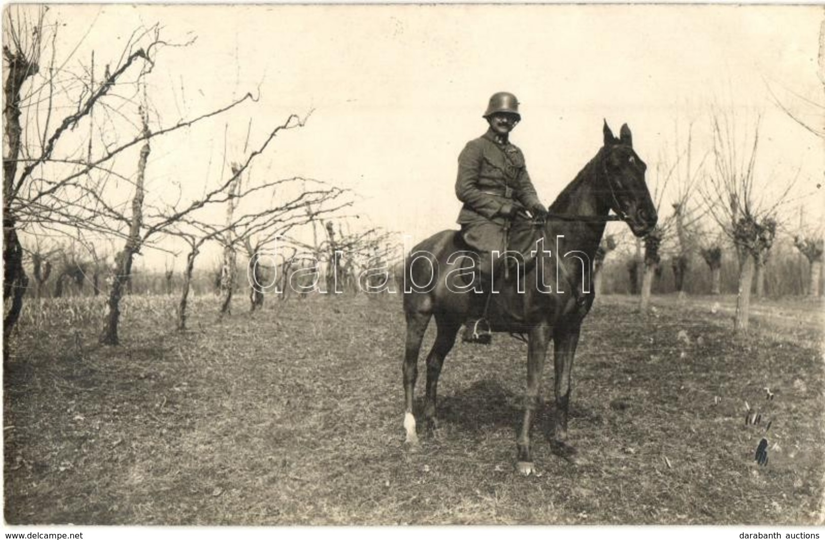 T2/T3 1918 Osztrák-magyar Lovas Katona Az Olasz Fronton / WWI Austro-Hungarian K.u.K. Military Cavalryman On The Italian - Unclassified