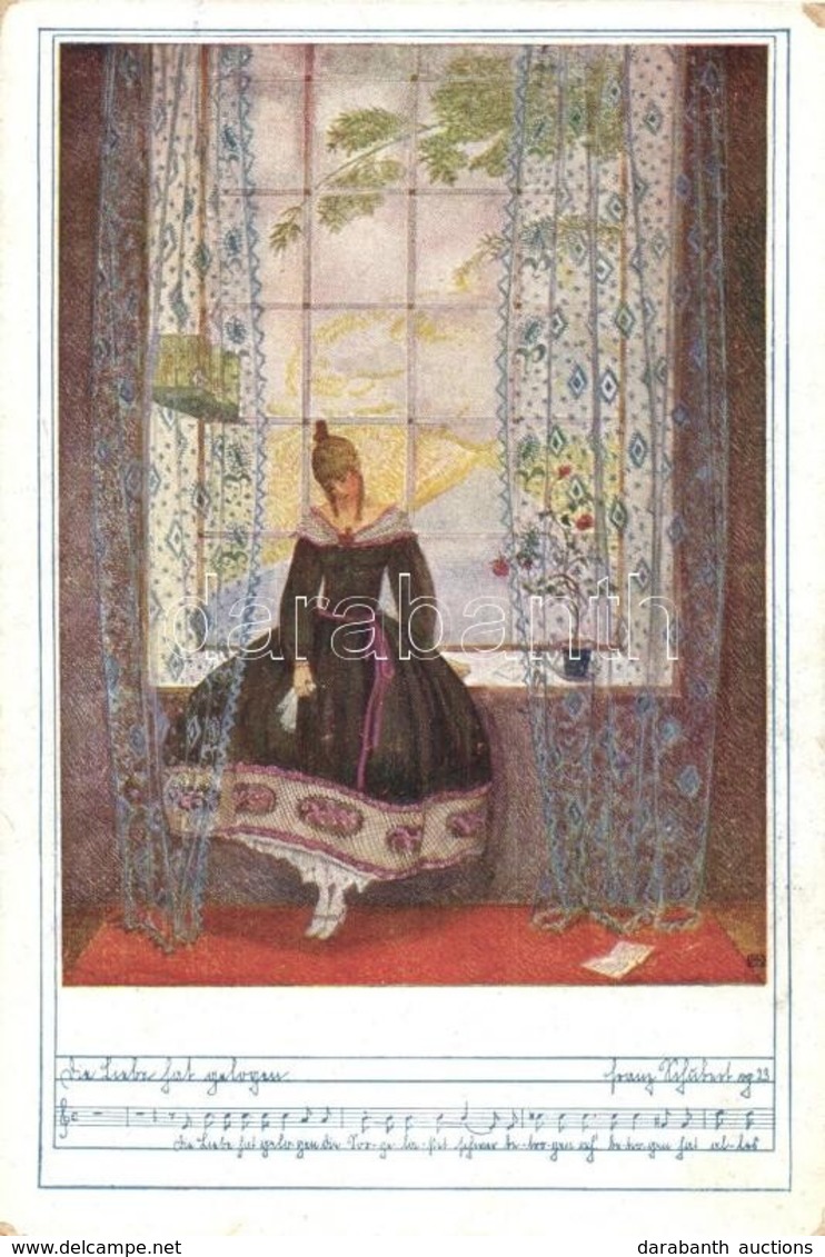 ** T2/T3 Romantic Art Postcard With Music Sheet. Deutscher Schulverein Karte Nr. 1221. S: Mela Koehler (EK) - Non Classés