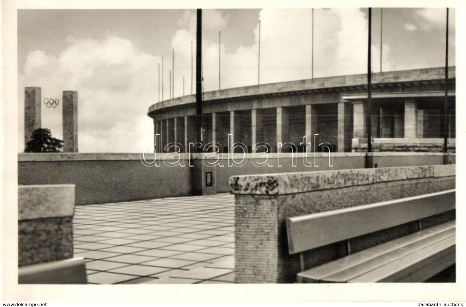 * T2 Berlin, Reichssportfeld, Blick V. Schwimmstadion Auf Das Osttor Und Die Deutsche Kampfbahn / Olympic Swimming Stadi - Zonder Classificatie