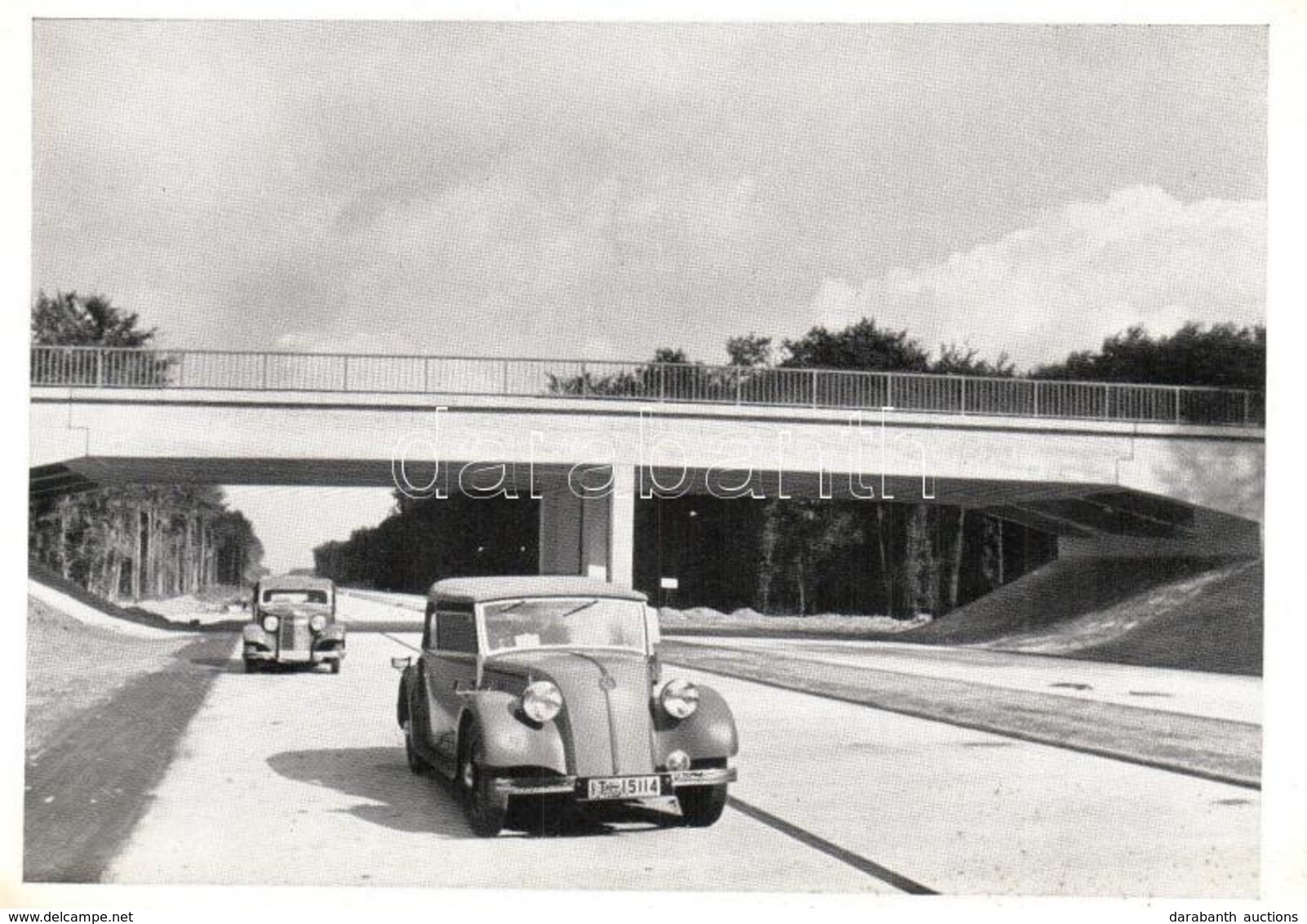 * T2 Das Reichsautobahnen, Bild 4: Brücke über Die Autobahn (Aufnahme: Dr. Paul Wolff) Verlag Das Episkop 1937. II: 5/4. - Unclassified