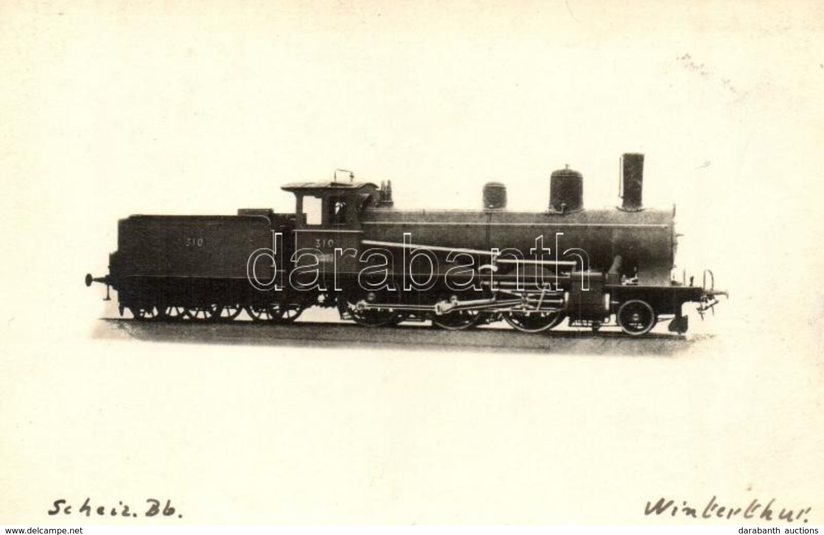 * T2/T3 Winterthur, Swiss Railways Locomotive. Photo  (fl) - Zonder Classificatie